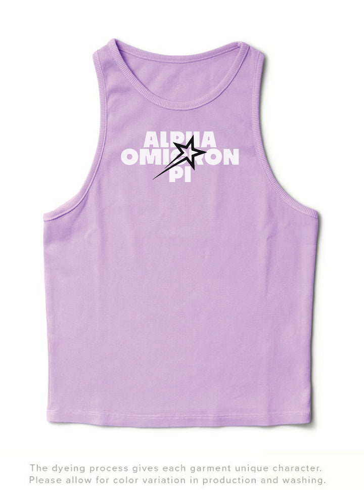 Lavender Haze Star Sorority Tank