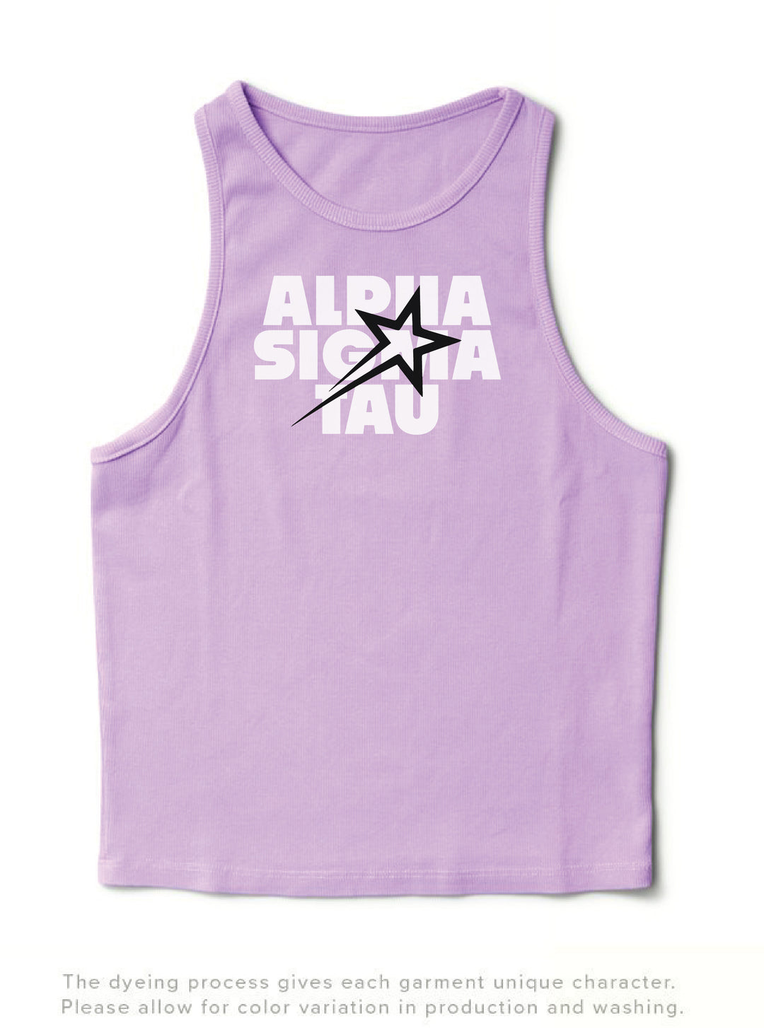 Lavender Haze Star Sorority Tank