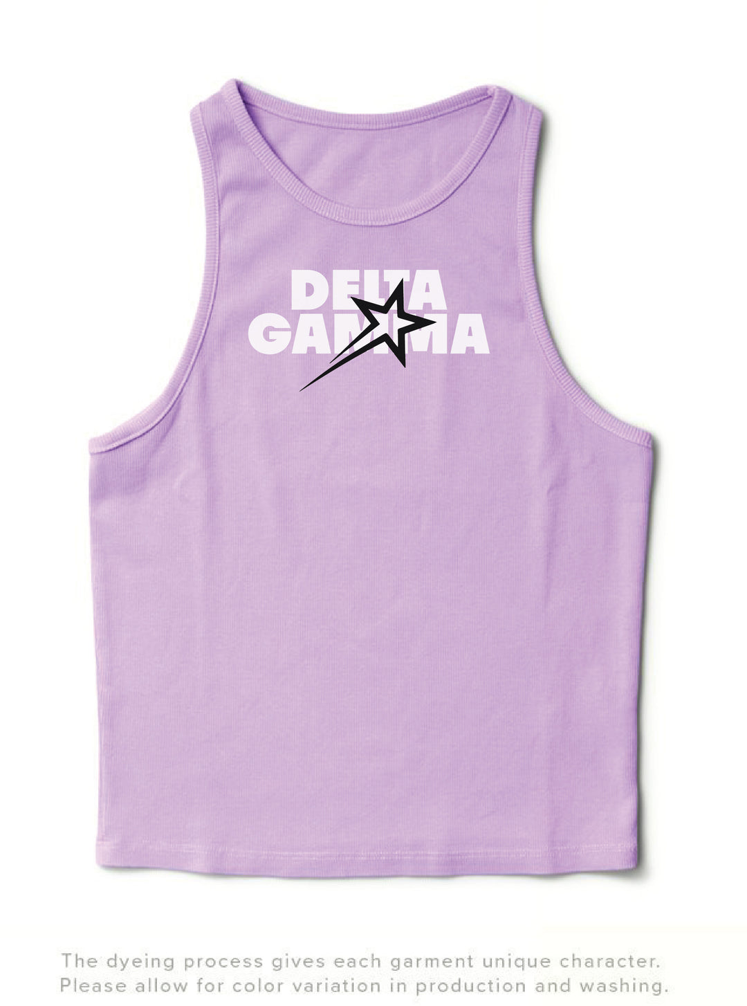 Lavender Haze Star Sorority Tank