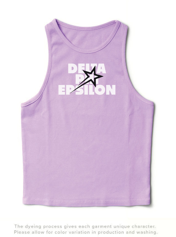 Lavender Haze Star Sorority Tank