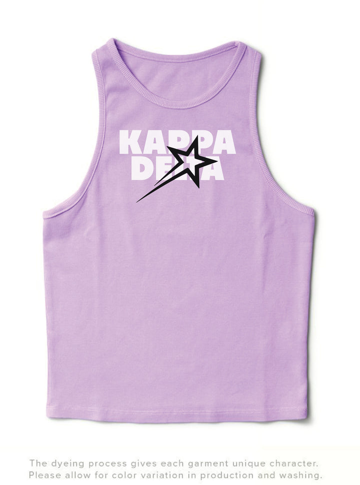 Lavender Haze Star Sorority Tank