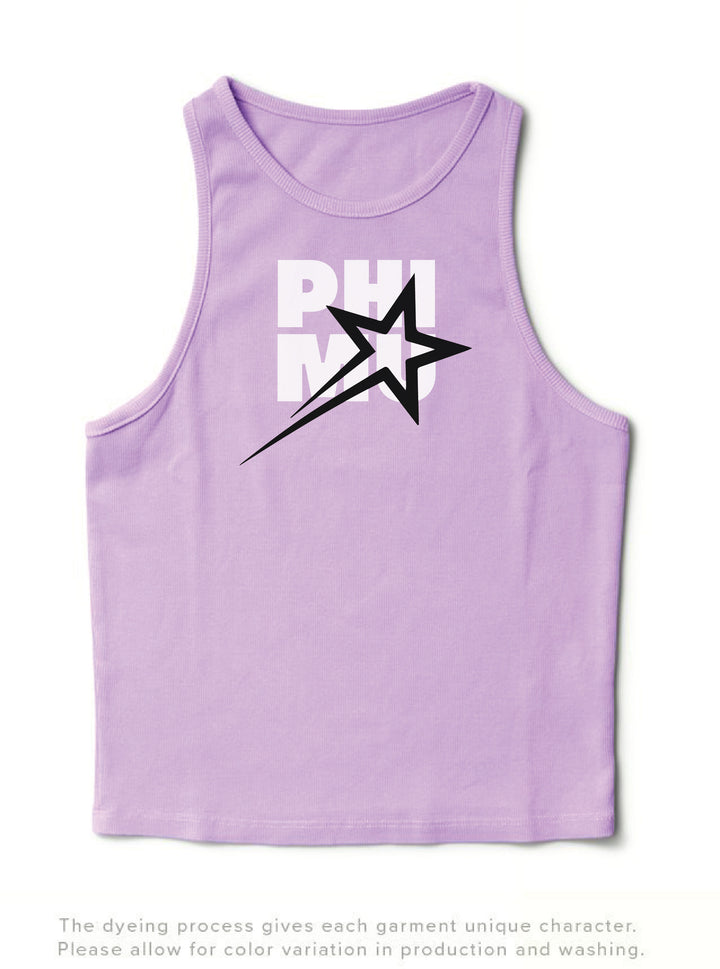 Lavender Haze Star Sorority Tank