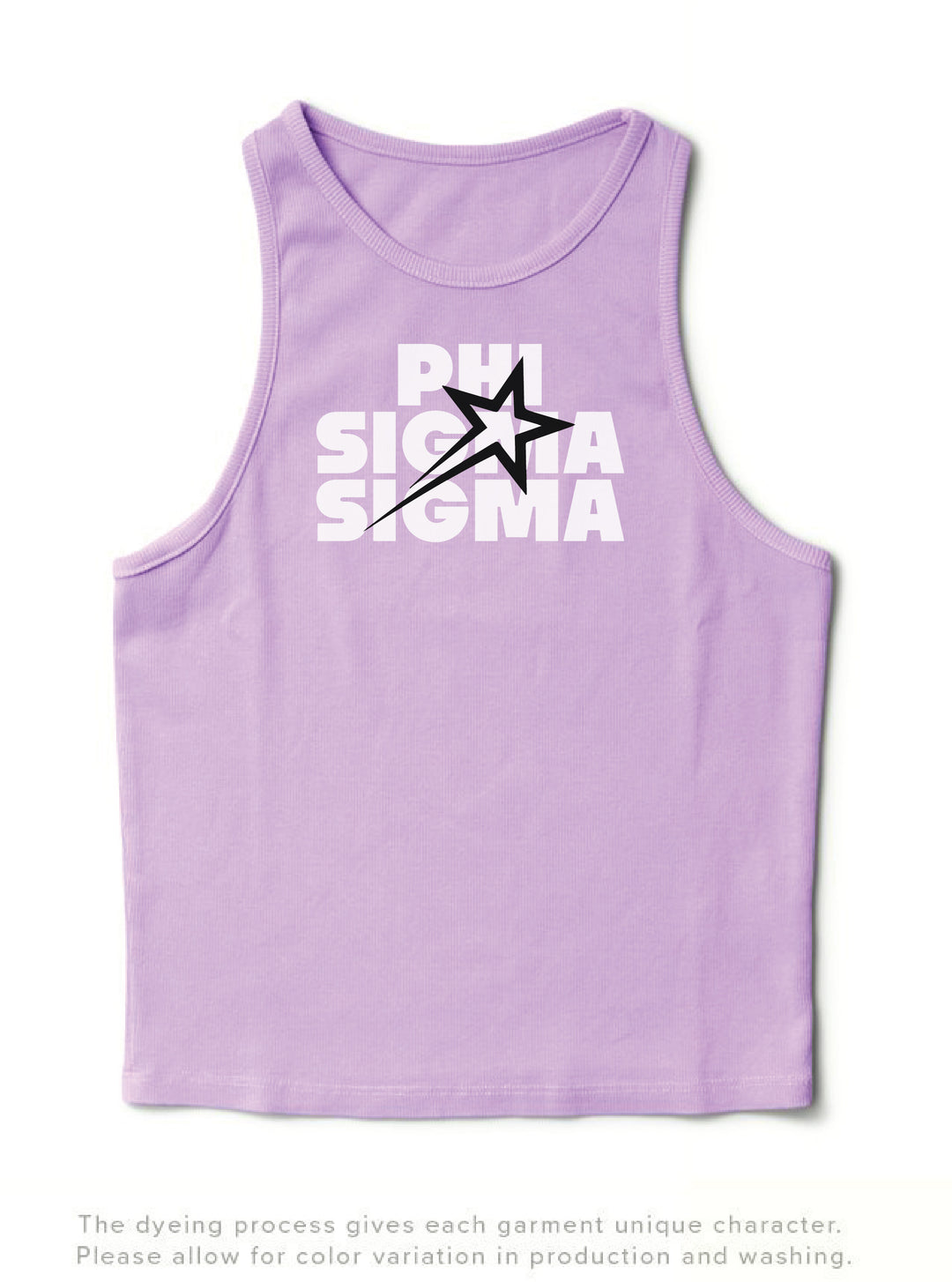 Lavender Haze Star Sorority Tank