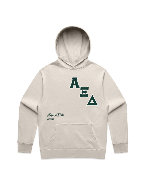 Stacked Letter Heavy Weight Sorority Hoodie