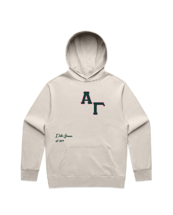 Stacked Letter Heavy Weight Sorority Hoodie