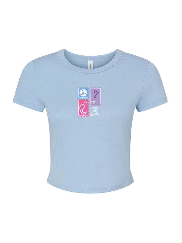 Stamp Sorority Symbols Baby Tee