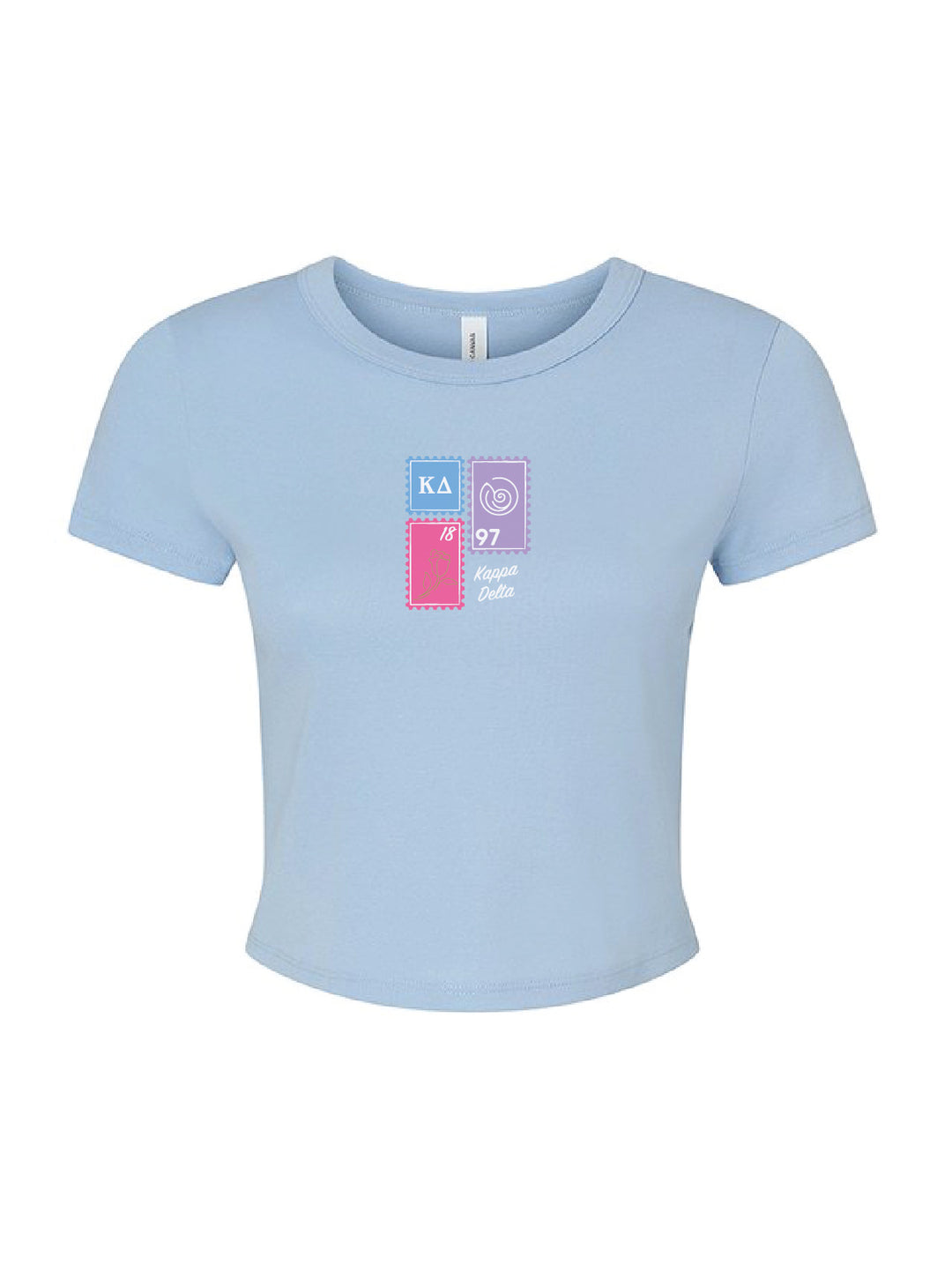 Stamp Sorority Symbols Baby Tee