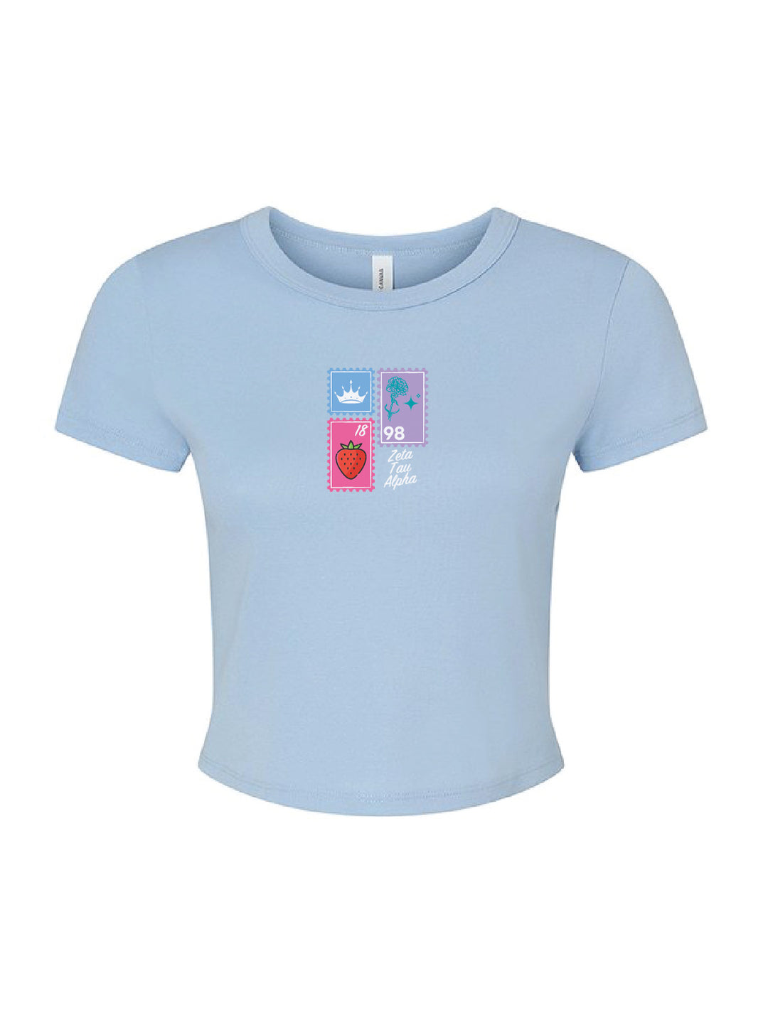 Stamp Sorority Symbols Baby Tee