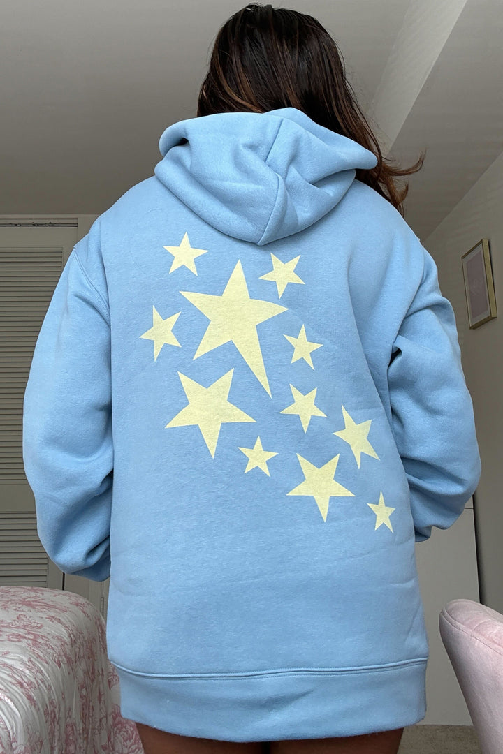 Starburst Carolina Blue Heavy Weight Sorority Hoodie