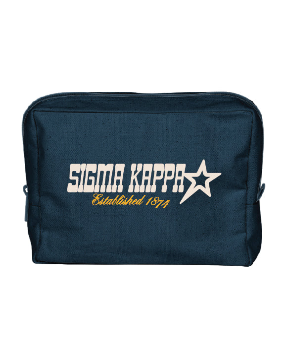 Star Midnight Sorority Make-Up Pouch