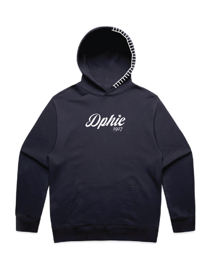 Star Script Hood Stitch Sorority Hoodie