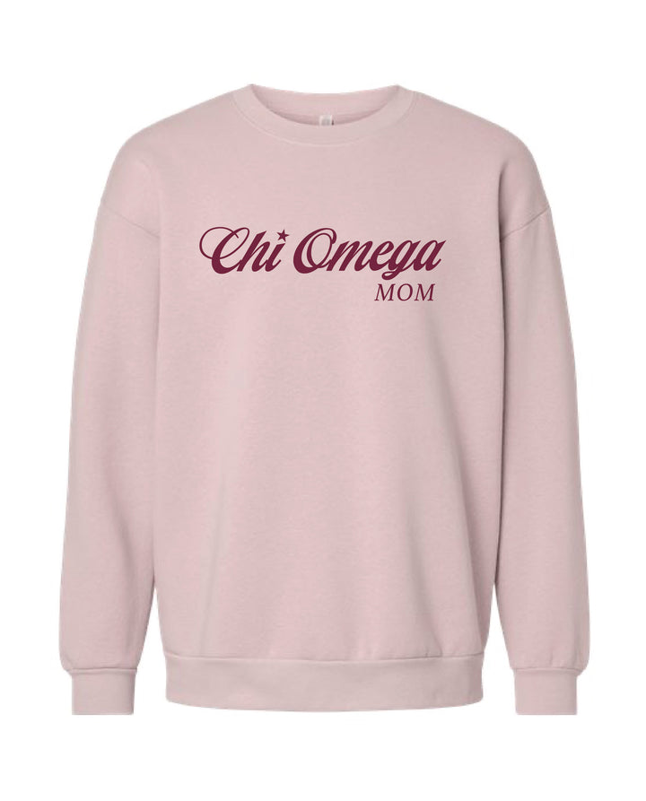 Star Script Mom Sorority Crewneck