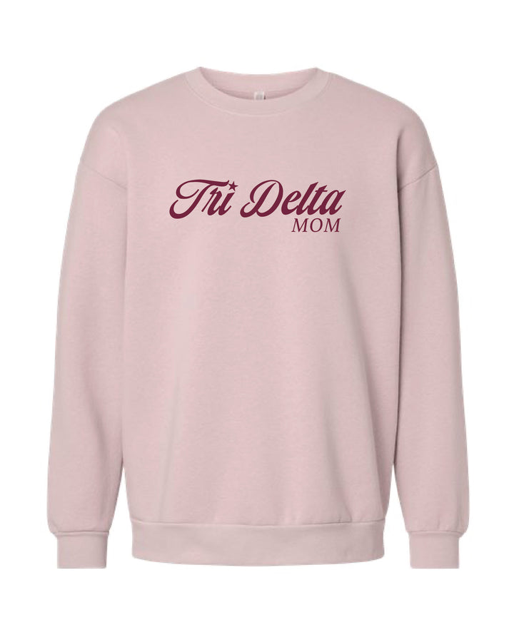 Star Script Mom Sorority Crewneck