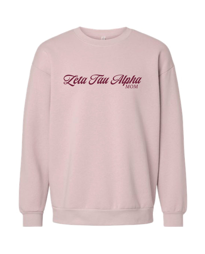 Star Script Mom Sorority Crewneck