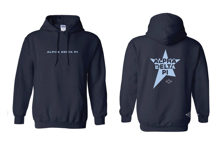 Star Struck Navy Sorority Hoodie