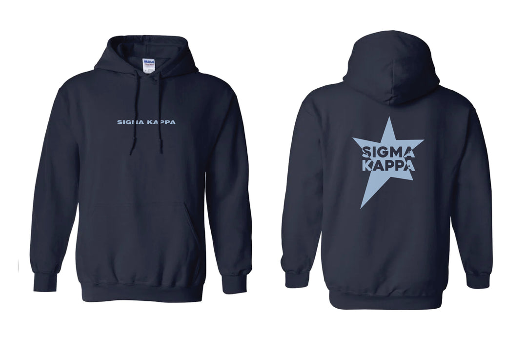 Star Struck Navy Sorority Hoodie