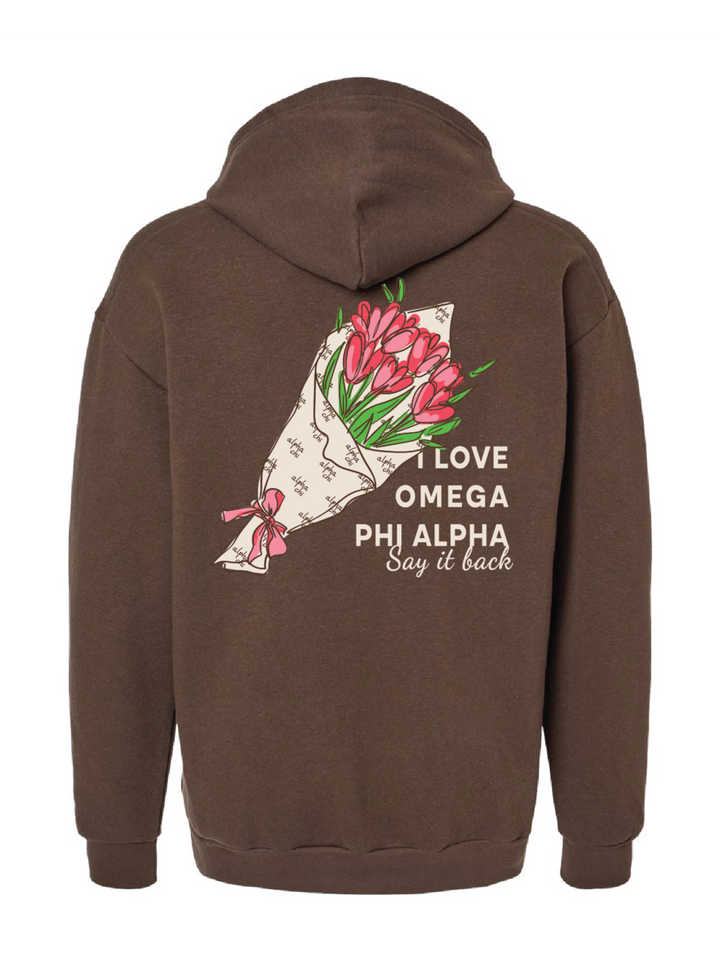 Omega Phi Alpha Bouquet Hoodie