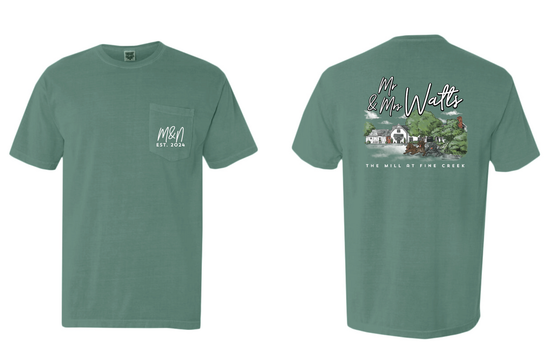 Wattses Green Wedding Tee