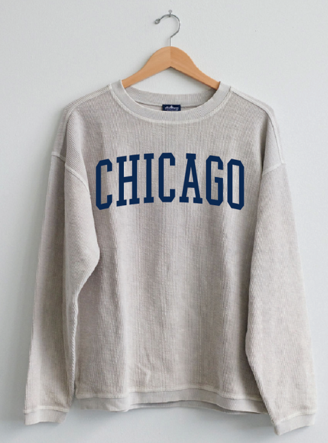 Chicago Corded Crewneck