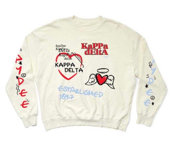 Vanilla Ice Graffiti Sorority Light Weight Crewneck