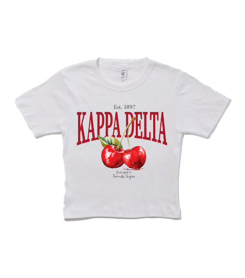 Cherry Sorority Baby Tee