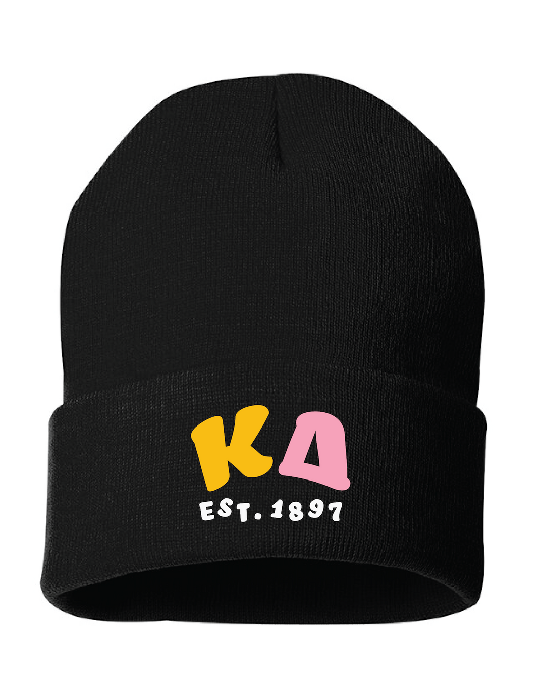 Colorful Greek Letters Embroidered Sorority Beanie