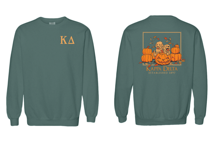 Pumpkin Puppy Sorority Crewneck