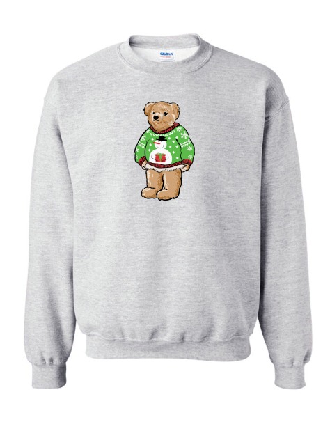 Holiday Sweater Bear Crewneck