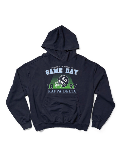 Midnight Sky Football Season Sorority Hoodie