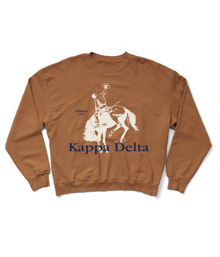 Caffeine Rodeo Matching Set Light Weight Sorority Crewneck - 2XL