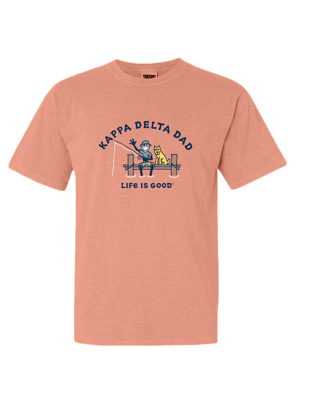 LIFE IS GOOD® Sorority Dad Fishing Tee - 2XL - 3XL