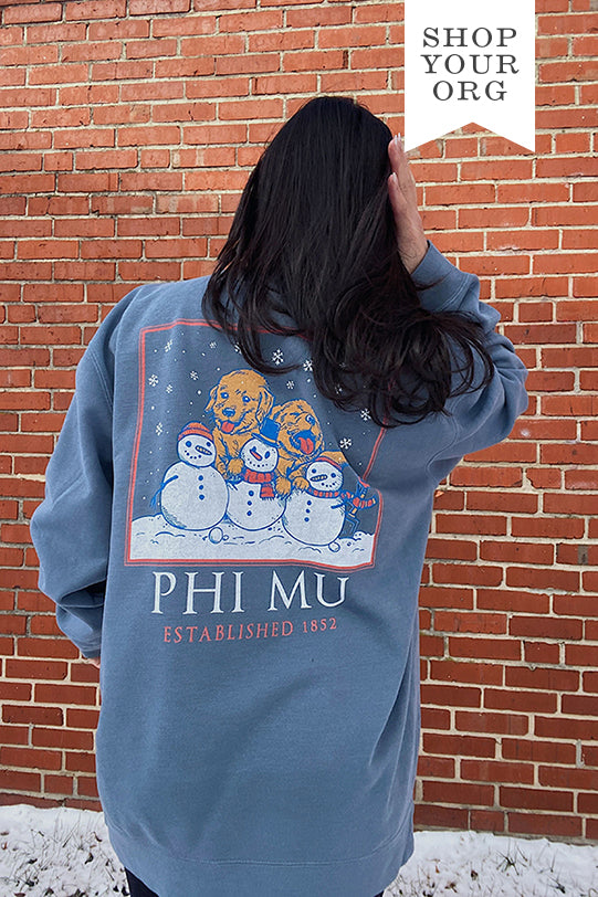 Snowy Puppy Crewneck - 2XL - 3XL