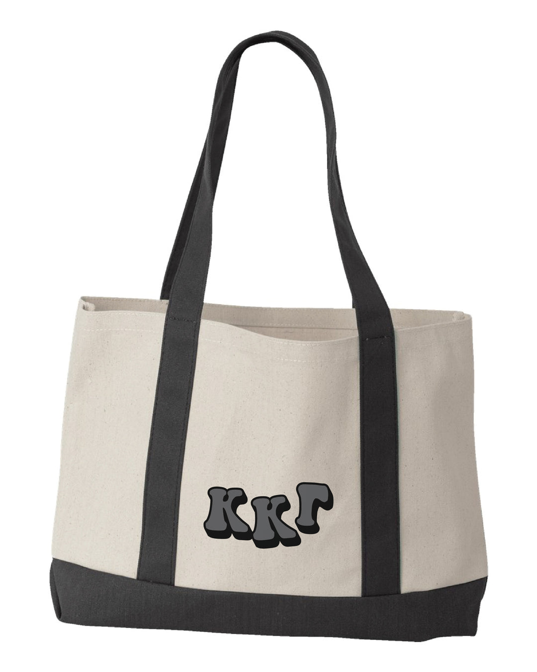 Tone-on-Tone Embroidered Sorority Tote