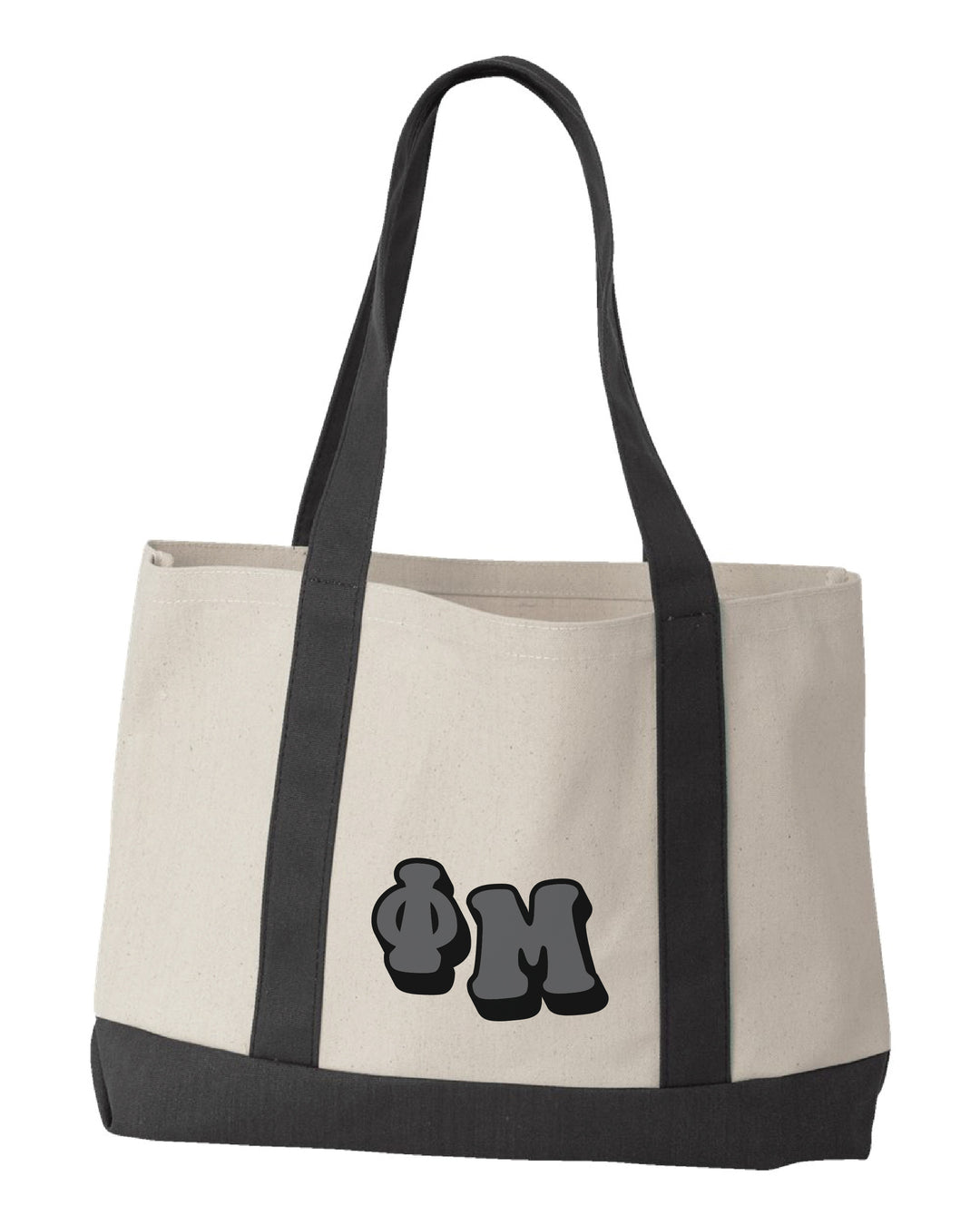 Tone-on-Tone Embroidered Sorority Tote