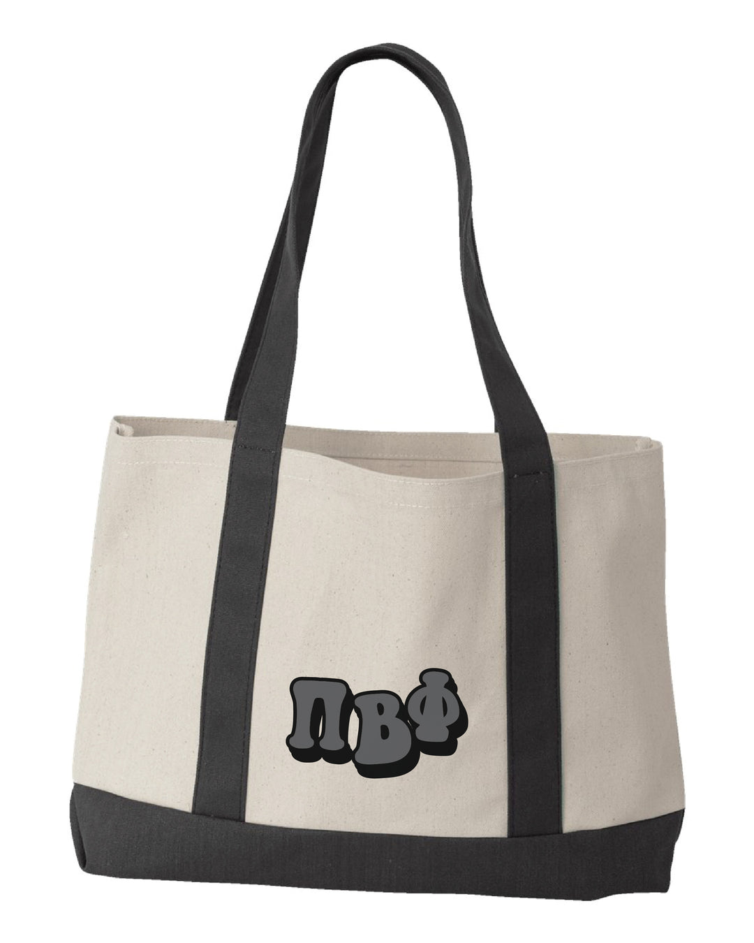 Tone-on-Tone Embroidered Sorority Tote