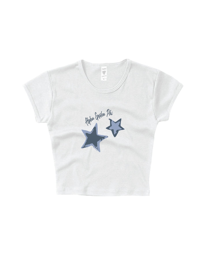 Twin Stars Sorority Baby Tee