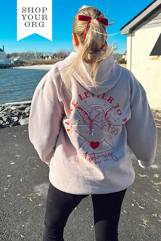 Love Letter Sorority Hoodie - 2XL - 3XL