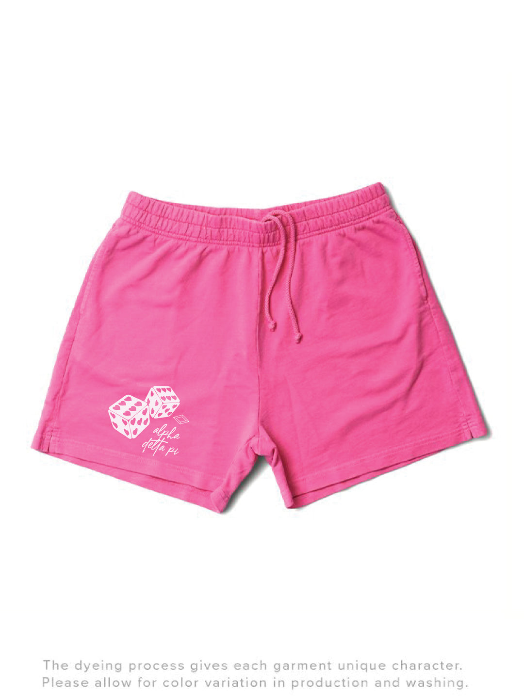 Ultra Pink Dice Sorority Shorts