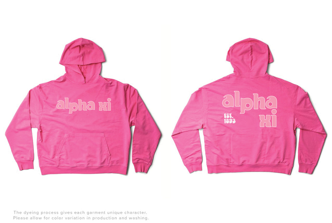 Ultra Pink Groovy Matching Set Lightweight Hoodie