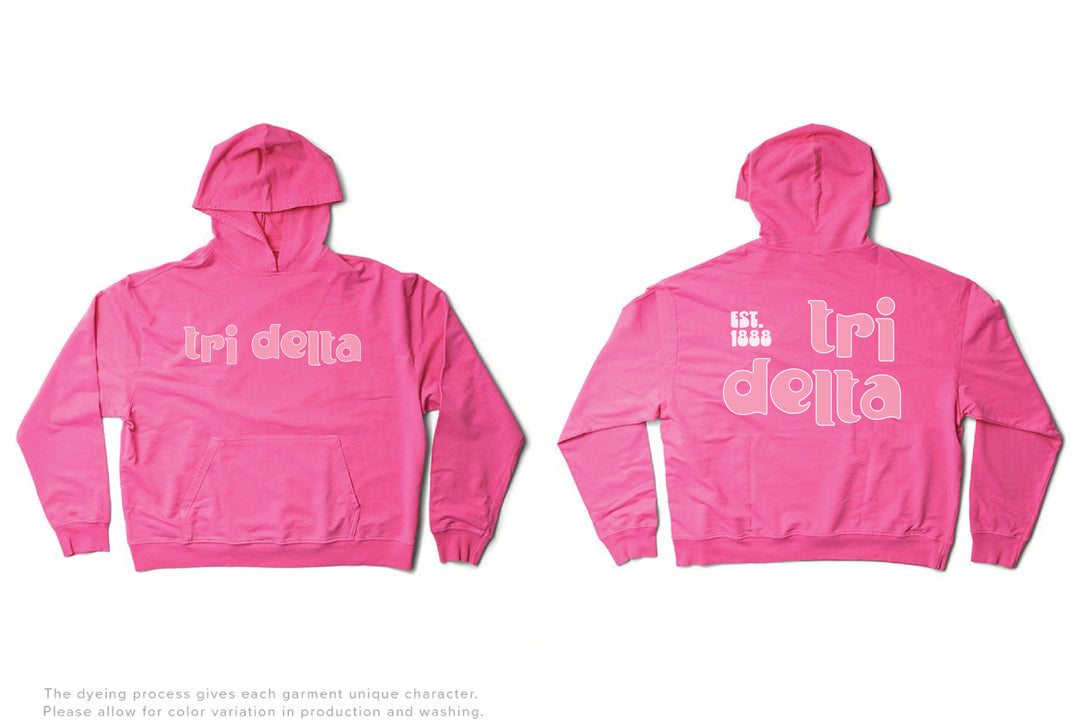 Ultra Pink Groovy Matching Set Lightweight Hoodie - 2XL