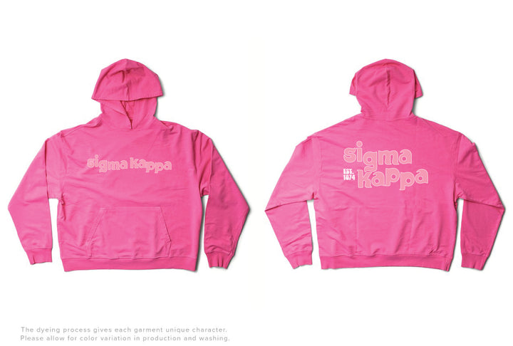 Ultra Pink Groovy Matching Set Lightweight Hoodie - 2XL