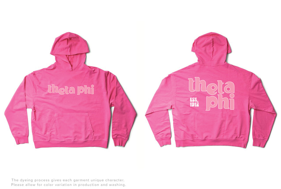 Ultra Pink Groovy Matching Set Lightweight Hoodie - 2XL