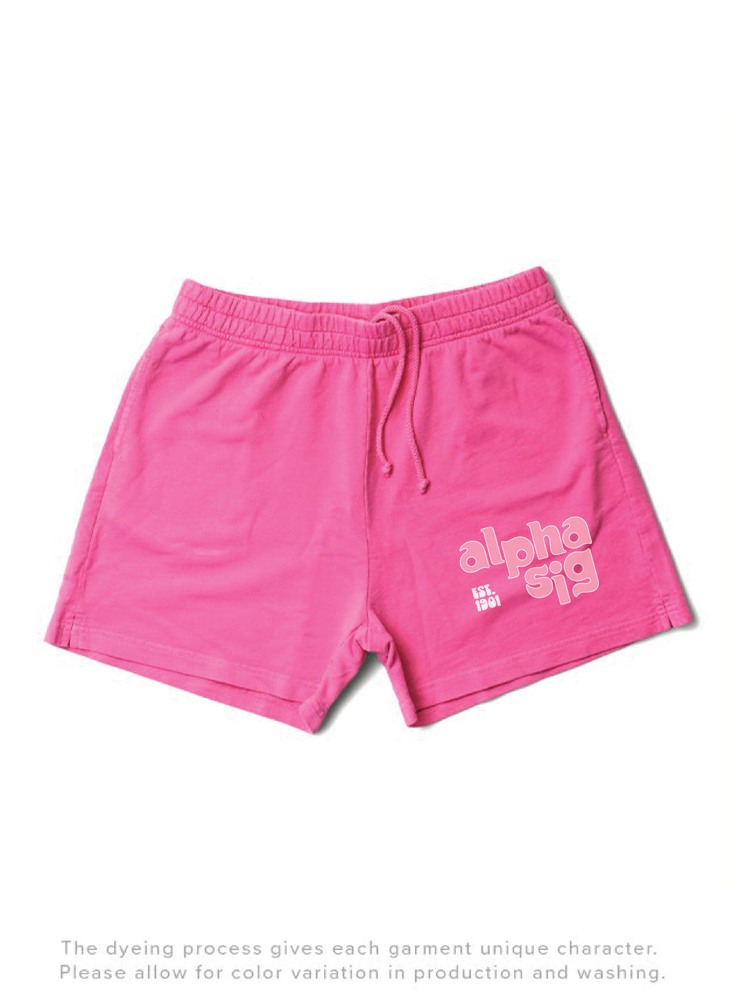 Ultra Pink Groovy Matching Set Shorts