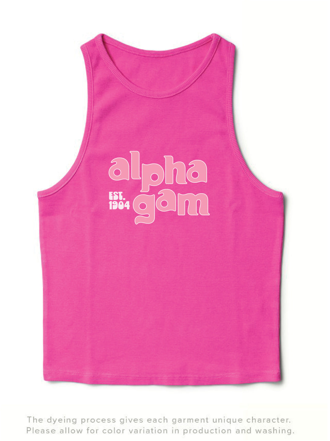 Ultra Pink Groovy Matching Set Tank