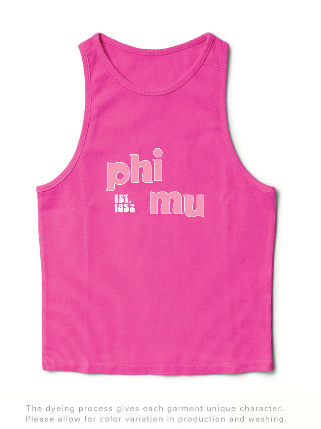 Ultra Pink Groovy Matching Set Tank