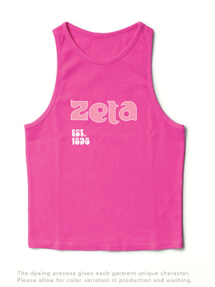 Ultra Pink Groovy Matching Set Tank