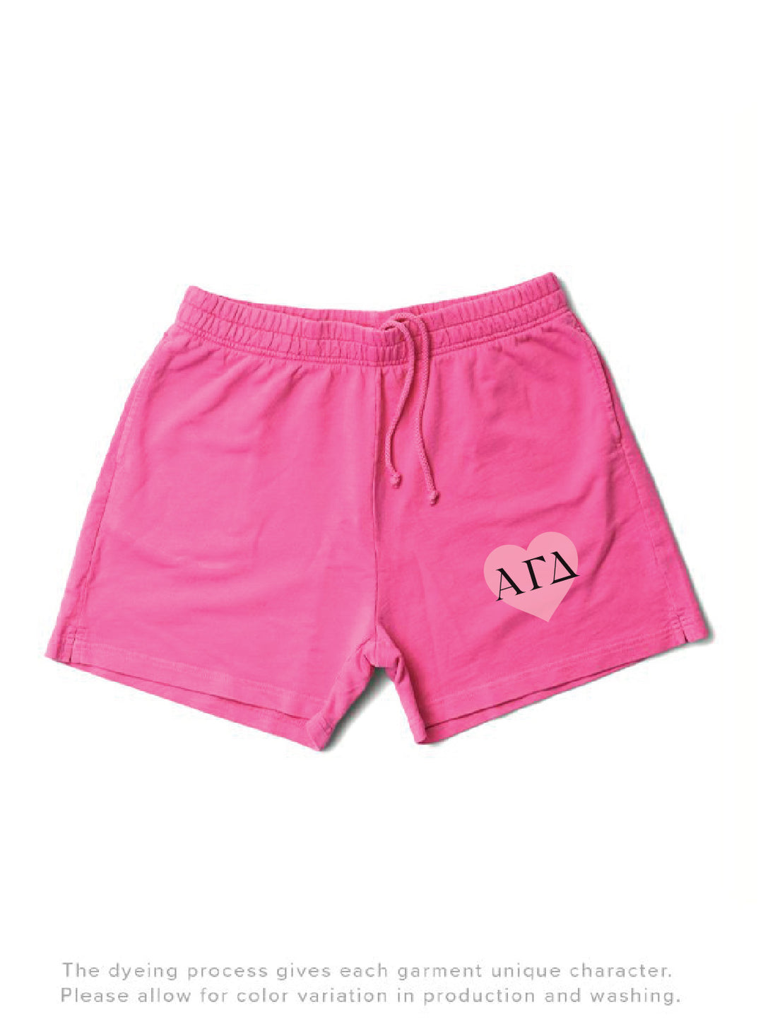 Ultra Pink Heart Matching Set Lightweight Shorts - 2XL