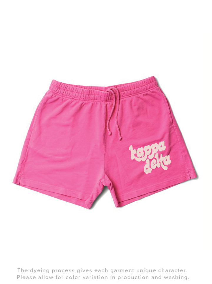 Ultra Pink Strangers to Sisters Matching Set Shorts - 2XL