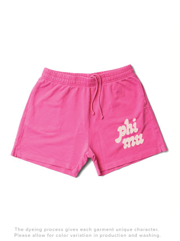 Ultra Pink Strangers to Sisters Matching Set Shorts - 2XL