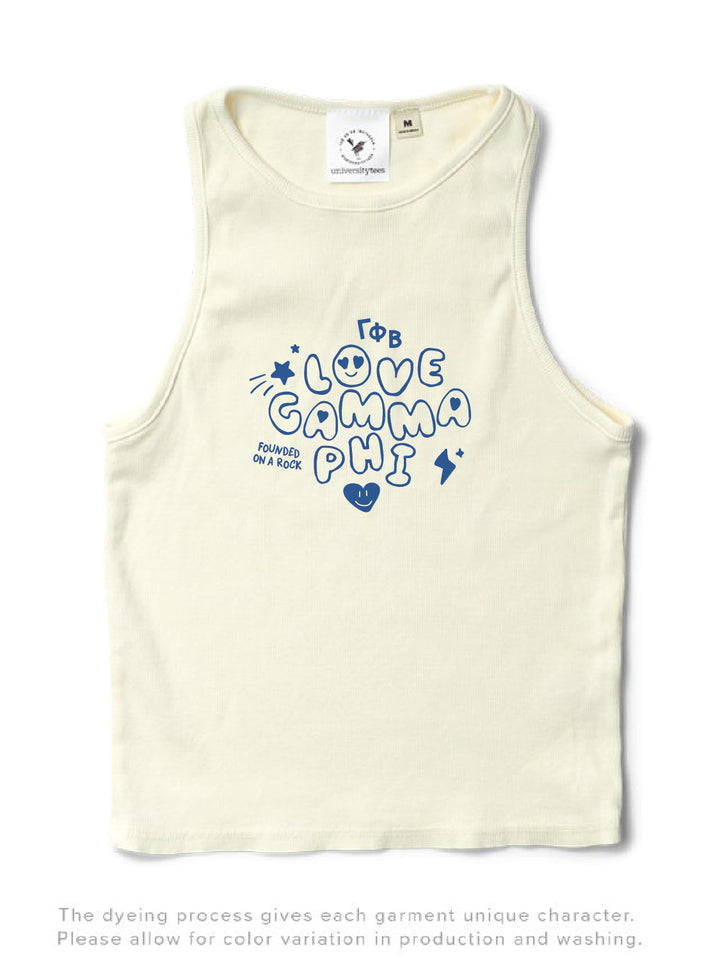 Vanilla Ice Doodle Sorority Tank